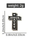Jesus Saves Enamel Pin   Christian Collar Pin   Brooch Accessory   Lapel Pin