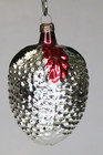 Vintage Antique Blown Glass Bumpy Berry Christmas Ornament Germany