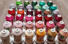 Embroidery Thread Polyester  Set Of 34 Mini King Spools 1100yds 40w