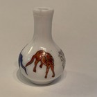 Antique Hand Painted Chinese Mythical Animals Underglaze Porcelain Vase