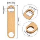 Bottle Opener  2pcs - Stainless Steel Beer Bottle Opener With Wooden Handle