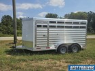 2025 Exiss Trailer Stk613 Aluminum Live Stock Trailer  New