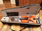 Mendini Cecilio Mv300 4 4 Full Size Violin Outfit W  Case  Extras  Ready To Play