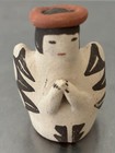 Vntg 2 25    Native American Acoma Pottery Angel Ornament Hand Crafted Free Ship