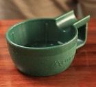 Green Professional Mug  Heavy Duty Barber Shaving Cream Bowl Soap Brush Set