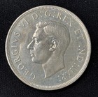 1947 Canada Silver Dollar With Maple Leaf Au Details