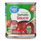 New   12 Pack  Great Value No Salt Added Tomato Sauce  8 Oz  Free Shipping   