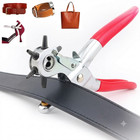 9  Heavy Duty Leather Hole Punch Belt Puncher 6 Size Revolving Hand Punch Tool