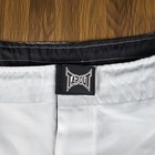 Tapout Mma Training Gym Shorts Mens 34 34x10 White Spellout Athletic Fighting 
