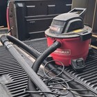 Craftsman 6 Gal Corded Wet dry Vacuum W  Hose  Portable  Red black