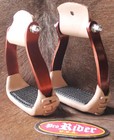 Horse Saddle Barrel Racing Aluminum 5  Wide Western Stirrups  5175