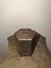 Vintage Rare Metal Box Grater Still Coin Bank