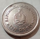 1 Un Peso Coin 25 De Mayo 1810-1960 Republica Argentina Cabildo De Buenos Aires