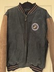 1998 Conrail Railroad Zero Hero Safety Suede Leather Jacket Excellent Condition 