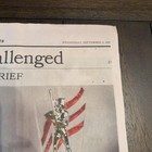 New York Times A Nation Challenged 9 11 Section Sept 11 2002 Newspaper Tribute