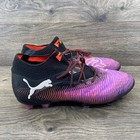 Puma Future 8 Ultimate Fg Women s Soccer Cleats Black Purple Orange Size 10