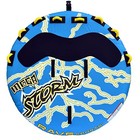 Boat Towable Tube - Inflatable Boating Tube For 1-4 Riders - Heavy Mega Storm