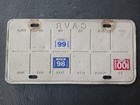1998 Canada Prorated License Plate Auto Tag 1 Reciprocity Bingo Sticker Cavr