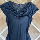 Vintage 90s Black Cocktail Dress W Lace   Beading Formal Whimsigoth Size 6