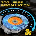 120 Pack 4-1 2  40 Grit Zirconia Flap Discs T27 5 8-11 Tool-free Angle Grinder