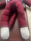 Dan Dee Sock Monkey Plush Red Striped Shirt Collectors Choice 18  Stuffed Animal