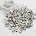 100pcs Mixed Tibet Silver Colour Beads Diy Jewellery Making Beads For Bracelets