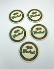 Vintage Grolsch Coasters Lot Of 5 Beer From Holland 4 25  D Paper Barware
