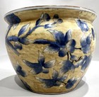 Oriental Accent Planter Flower Pot Asia Porcelain Vintage Cachepot 6 25 