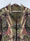 Vintage Travel Smith Cardigan Sweater Womens Medium Multicolor Floral Tapestry