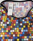 Vintage 90   s Todd Oldham Skirt  Size m Spring Break rubik   s Cube tile  New W tag