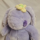 New 12  Animal Alley Toys R Us Purple Bunny Rabbit Plush Flower 2000 Easter 