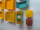 Vintage Lot Of 34 Fisher Price Little People Furniture   Accessory Pieces