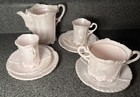 Banner Vintage Pink Child s Tea Set Miniature Cups Plates Teapot
