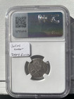Authentic  Julius  Caesar Coin Ngc   From The Roman Imperatorial  Ar Denarius 