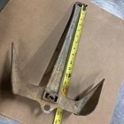Vintage Navy Type Boat Anchor Cast Metal Galvanized Yard Art Boat House Decor