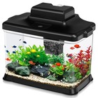 Aquarium Fish Tank Starter Kit With Led Lighting Gallon Fish Tank