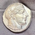 Athena Attica Owl Greek Tetradrachm Hand-struck Coin Solid 0 999 Silver   Random