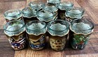 Leather Wrapped Shot Glass With Puerto Rico Designs-artesania    3 Piece Set    