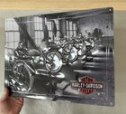 Harley Davidson Motorcycle Factory Tin Sign 15 75  W X 12  H Hdl-15535