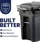 Plasticplace 95-96 Gallon Heavy Duty Trash Bags  Garbage Bags  Puncture-resistan