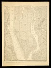 Vintage Manhattan City Map Of New York City Street Map Wall Art Ca 1939 Antique
