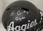 Kc Concepcion Signed Gig em Texas A m Aggies F s Football Helmet Beckett Auto
