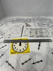 Vintage Math Manipulatives Lot Eta Learning Resources Clocks Fractions Templates