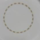 Vintage Dansk Checkar Salad lunch Plate 9  Gray Yellow Ceramic Checkered 1990s