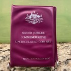 1977 Royal Australian Mint Silver Jubilee 6 Coin Proof Set W  Original Case Nice