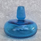 Mcm 1964 Joel Meyers Blenko Turquoise Decanter 6521 Stopper Only 3 1 2 x 3 1 2 