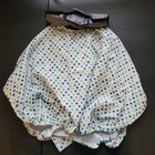 Blue Polka Dot Summer Baby Car Seat Cover