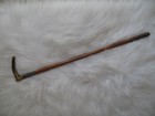 Antique late 1800s-early 1900s Ladies Silver Mounted Riding Crop bull Whip