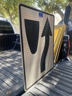 Vintage Street Sign  divided Highway  24  X 30  Free Shipping Lot 7-90