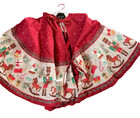 Max Studios Christmas Tree Skirt 52  Nutcracker Rocking Horse